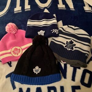 Toronto Maple Leafs Beanie Set Kids (Kids Sm.-Med.)